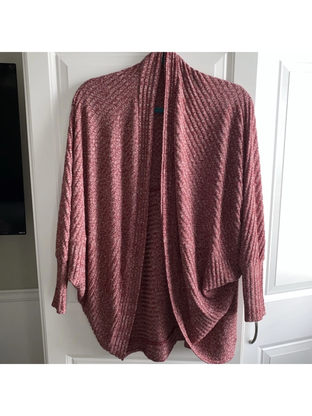 Shein Boho‎ Oversized Cardigan Red Small